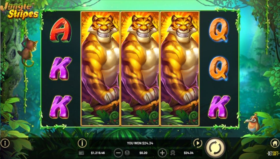 Jungle Stripes slot game mechanics