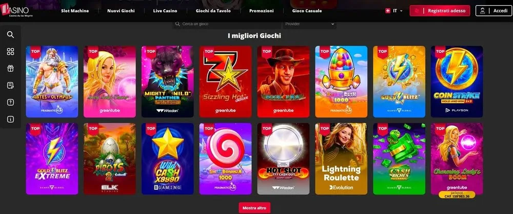 Pasino Online Casino Services