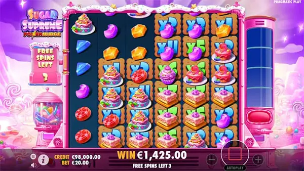 candy-themed gameplay