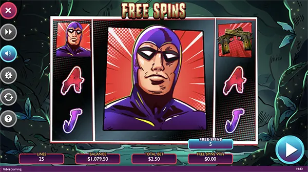 Phantom slot reels