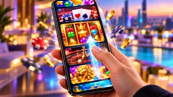 Swipe casino interface